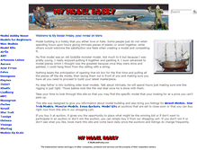 Tablet Screenshot of mymodelhobby.com